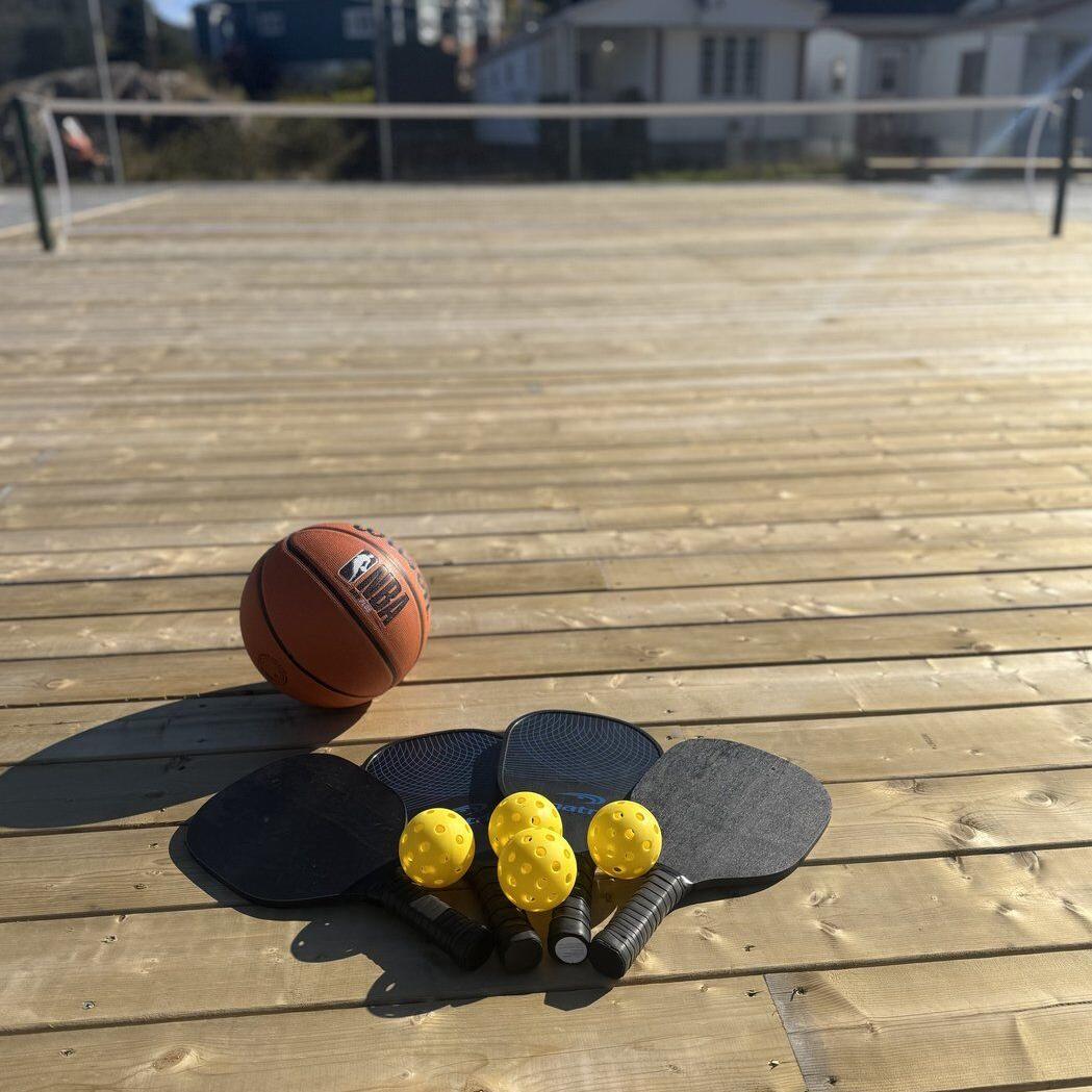 Pickleball court in heart of Newfoundland fishing history is only accessible by boat